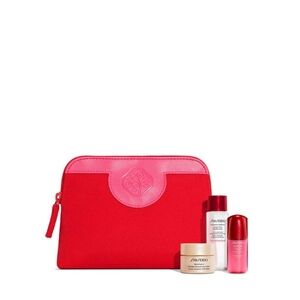 Shiseido cosmetic case with samples
